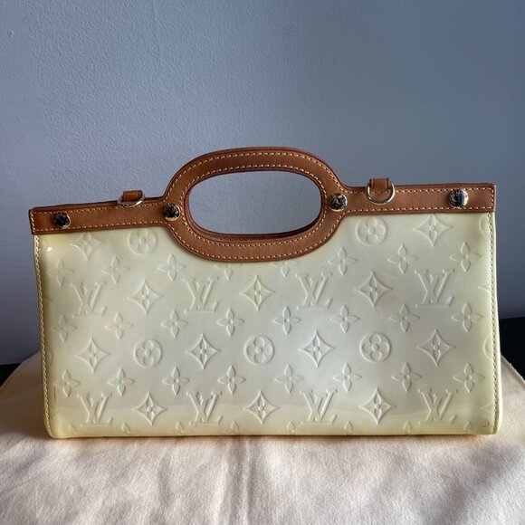 LOUIS VUITTON Monogram Patent Leather Vernis Roxbury Drive Hand Bag - Preowned - Picture 3 of 14
